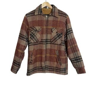 Plaid Wool Jacket for Men